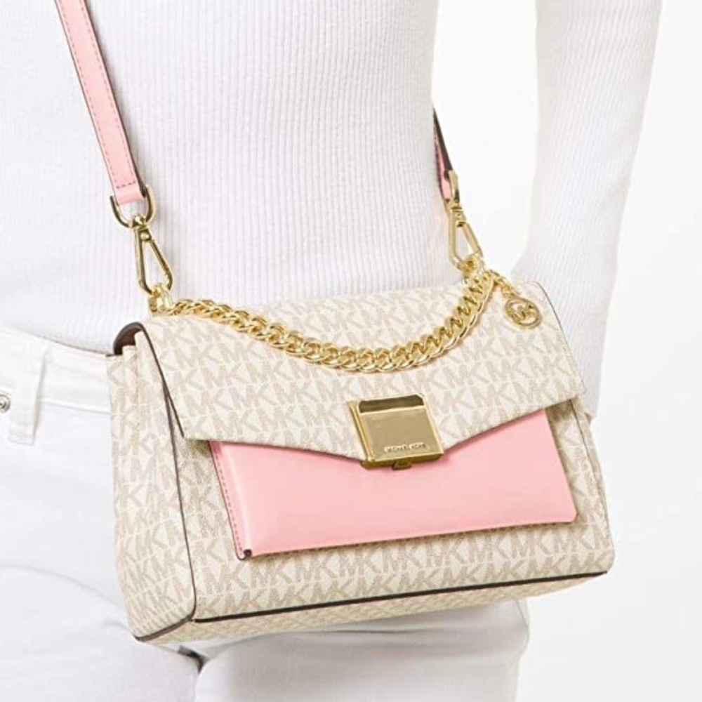 Michael Kors Medium Logo Crossbody. NWT - Picture 5 of 14